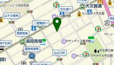 HESTAチャージ 江戸前天婦羅心の地図画像