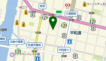 HESTAチャージ 北九州モノレール平和通駅の地図画像