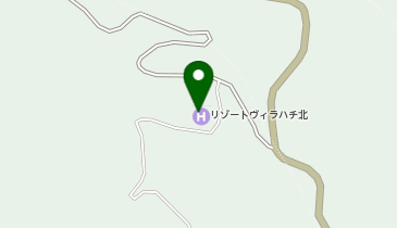 HESTAチャージ リゾートホテルヴィラハチ北の地図画像