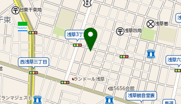 HESTAチャージ 鮮魚・天麩羅ならさかの地図画像