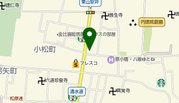 HESTAチャージ 花魁体験studio雅清水高台寺の地図画像