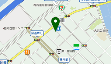 HESTAチャージ 福岡ベルエポック美容専門学校の地図画像