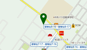 HESTAチャージ 新琴似ひまわりの地図画像