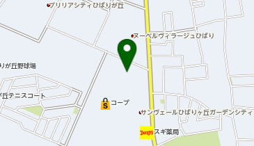 HESTAチャージ フレスポひばりが丘の地図画像