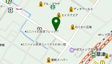 HESTAチャージ 株式会社コンクウェストミニミニ草津西口店の地図画像