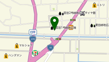 HESTAチャージ パステル宮崎店の地図画像