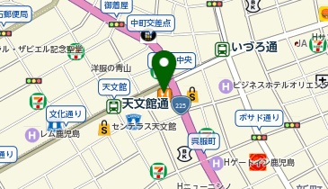 HESTAチャージ ワールドプラス天文館の地図画像