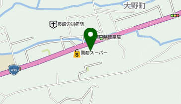 HESTAチャージ ワールドプラス佐世保瀬戸越の地図画像