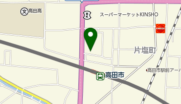 HESTAチャージ ワールドプラス高田市駅前の地図画像