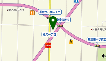 HESTAチャージ ワールドプラス鹿屋の地図画像