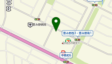 HESTAチャージ ワールドプラス恵庭の地図画像