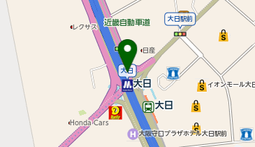 HESTAチャージ スポーツクラブビッグ・エス大日の地図画像