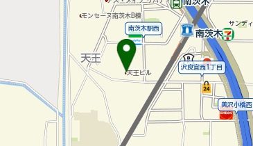 HESTAチャージ スポーツクラブビッグ・エス南茨木の地図画像