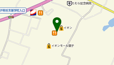 HESTAチャージ ジュエルカフェイオンモール銚子店の地図画像