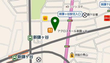 HESTAチャージ ジュエルカフェアクロスモール新鎌ヶ谷店の地図画像
