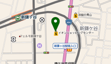 HESTAチャージ ジュエルカフェイオン鎌ケ谷店の地図画像