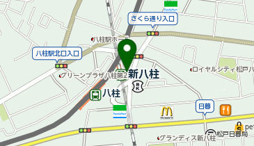 HESTAチャージ ジュエルカフェ新八柱駅前店の地図画像