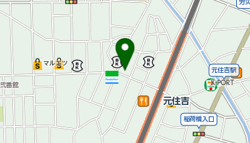 HESTAチャージ ジュエルカフェ元住吉店の地図画像