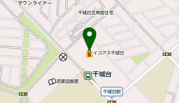 HESTAチャージ スポーツクラブビッグ・エス千城台の地図画像