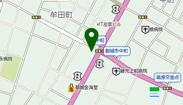 HESTAチャージ 麺游の地図画像