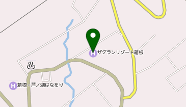 HESTAチャージ ザグランリゾート箱根の地図画像