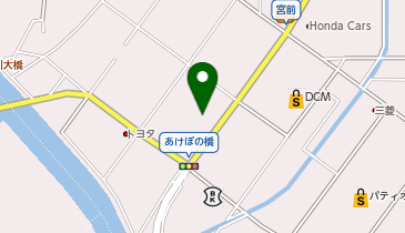 HESTAチャージ ラインの地図画像