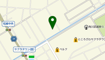 HESTAチャージ 所沢市観光情報・物産館の地図画像