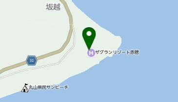 HESTAチャージ ザグランリゾート赤穂の地図画像