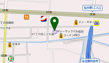 HESTAチャージ シーラックパル仙台の地図画像