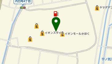 HESTAチャージ イオンモールかほくの地図画像