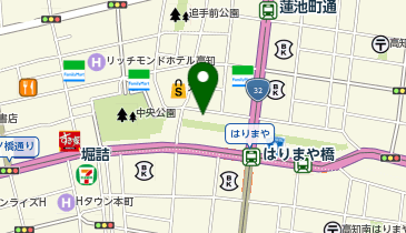 HESTAチャージ HESTA高知ショールームの地図画像