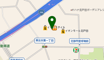HESTAチャージ イオンモール北戸田の地図画像
