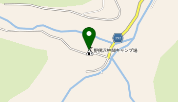 HESTAチャージ 野俣沢林間キャンプ場の地図画像