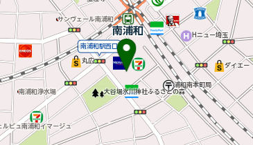 HESTAチャージ carrefourNoa南浦和店の地図画像