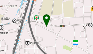 HESTAチャージ carrefourNoa北千住店の地図画像