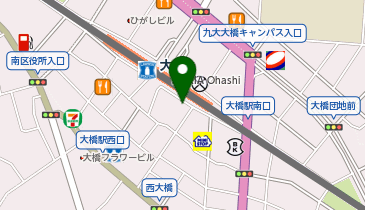 HESTAチャージ carrefourNoa大橋店の地図画像