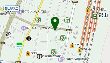 HESTAチャージ carrefourNoa郡山店の地図画像