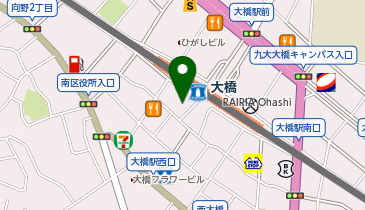 HESTAチャージ 髪質改善&SpaFeebycarrefour大橋店の地図画像