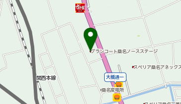 HESTAチャージ グラン・コート桑名ノースステージの地図画像