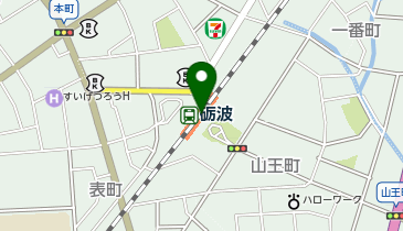 HESTAチャージ 砺波駅観光案内所の地図画像