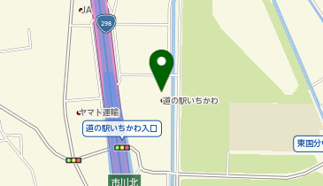 HESTAチャージ 道の駅いちかわの地図画像