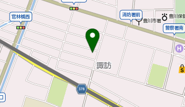 HESTAチャージ ビジネス旅館丸進の地図画像