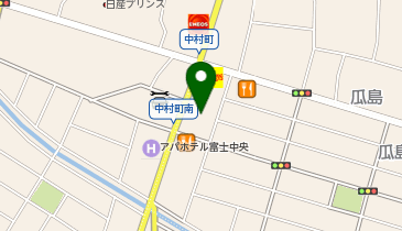 HESTAチャージ 富士葬祭富士瓜島の地図画像