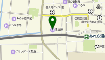 HESTAチャージ 芦原温泉清風荘の地図画像