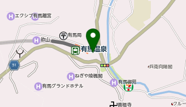 HESTAチャージ 有馬きんせん堂の地図画像