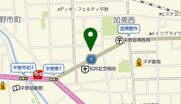 HESTAチャージ 大阪シティ信用金庫平野支店の地図画像