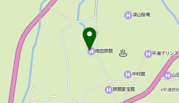 HESTAチャージ 有限会社岡田旅館の地図画像