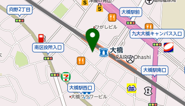 HESTAチャージ 玉屋大橋店の地図画像