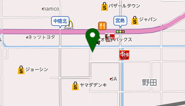 HESTAチャージ リサイクルワールド豊岡2号店の地図画像