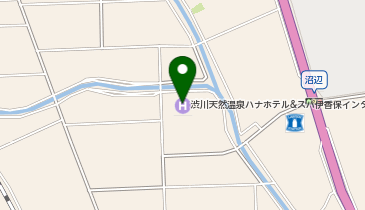 HESTAチャージ 渋川天然温泉花湯スカイテルメリゾートの地図画像